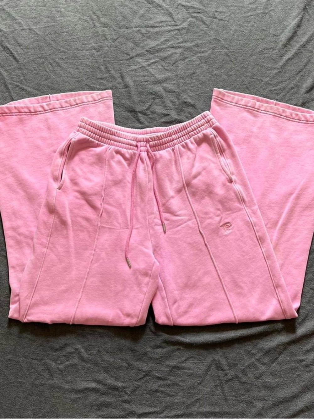 Victoria’s Secret PINK pink wide leg flare sweatpants